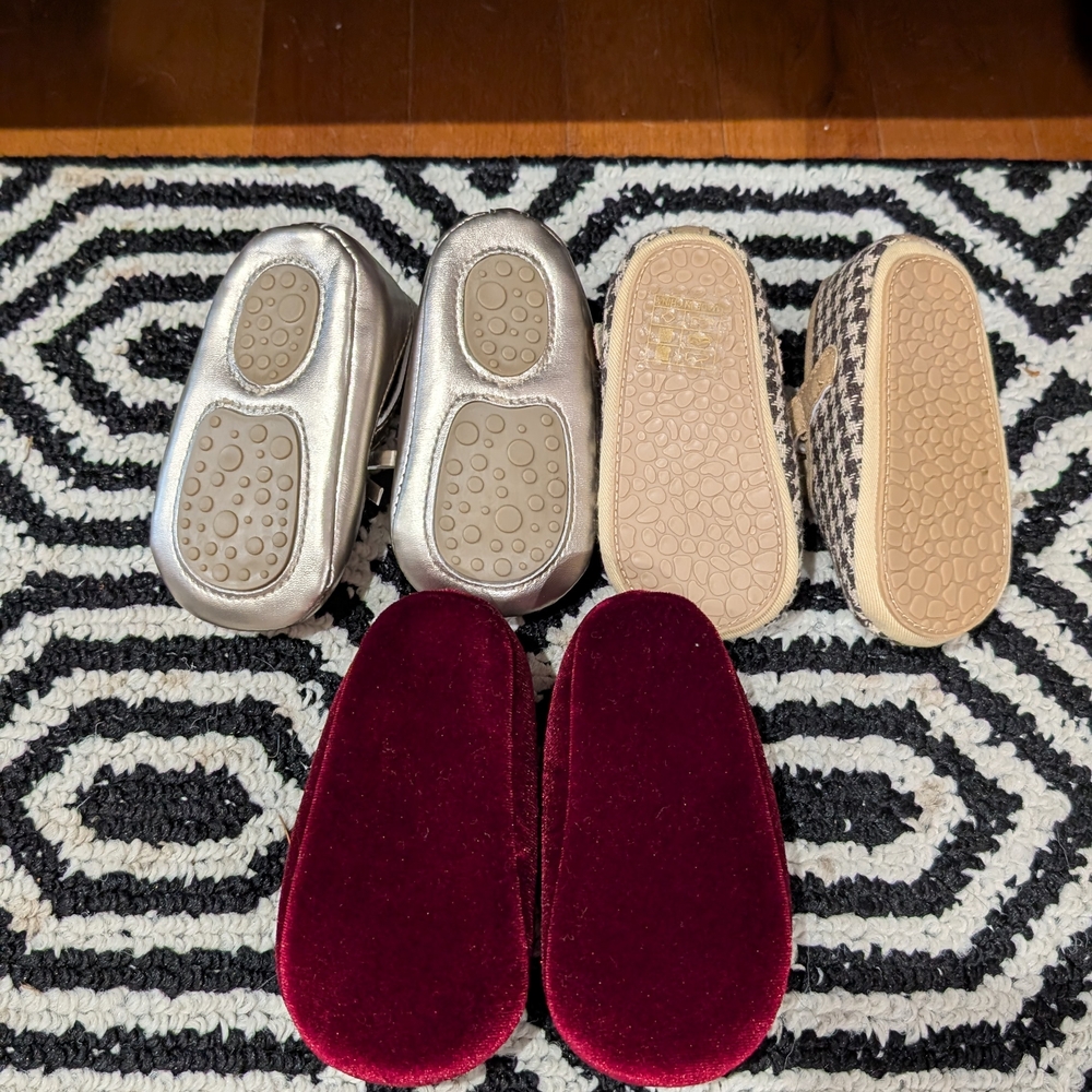 Bundle Of Baby Girl Dress Shoes - Picture 2 of 10